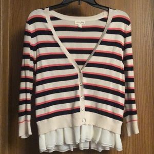 Striped cardigan